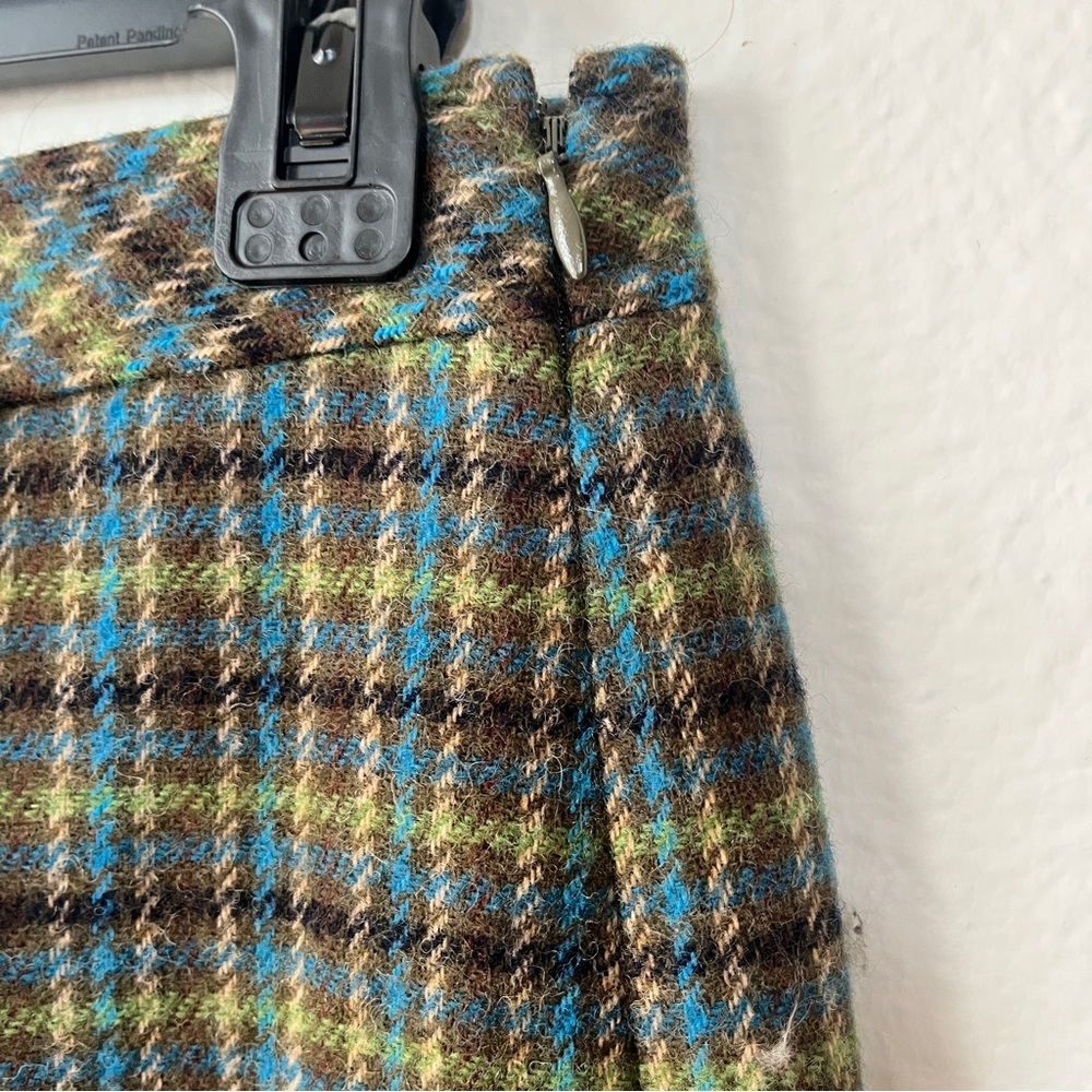 Talbots NWT Plaid A-Line Skirt Petite 4P Wool Blend Lined Work‎ Office - Picture 7 of 12